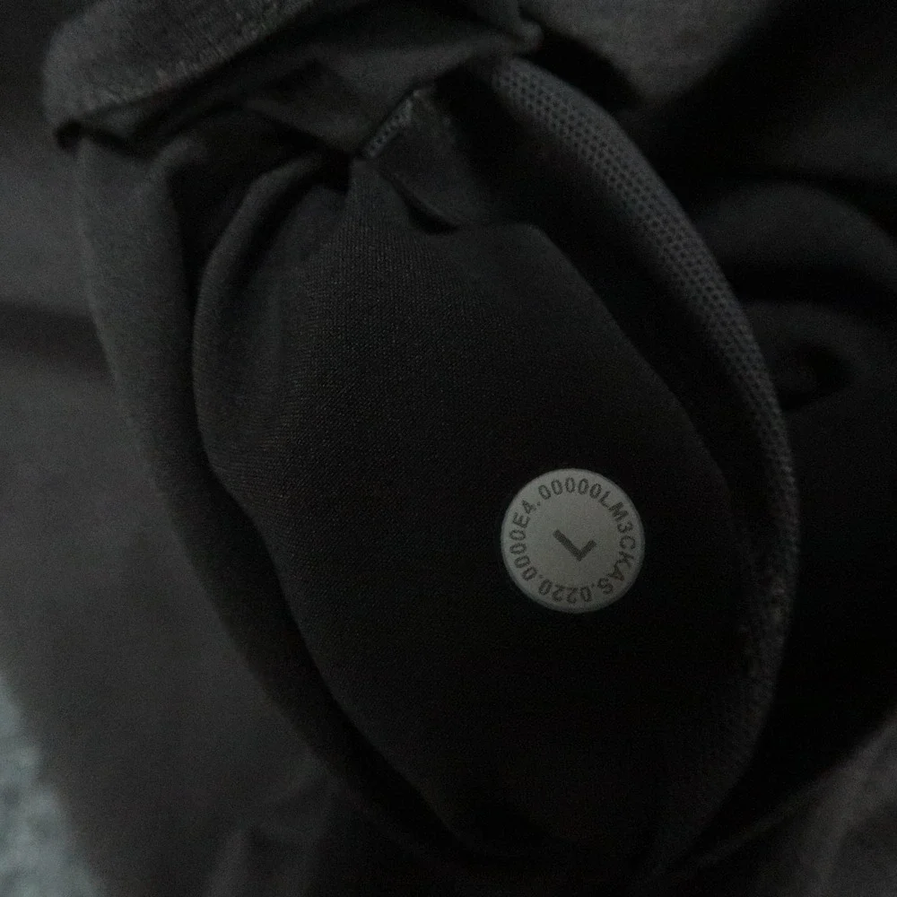 lululemon Jacket Mens Large Gray Airing Easy Bomber Full Zip Pockets Lightweight